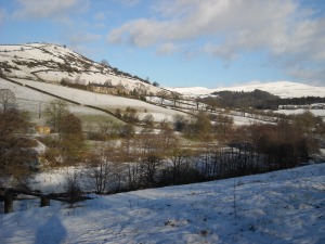 snowy hills